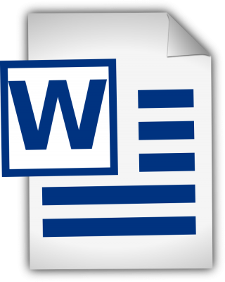 Word Icon, Transparent Word.PNG Images & Vector - FreeIconsPNG