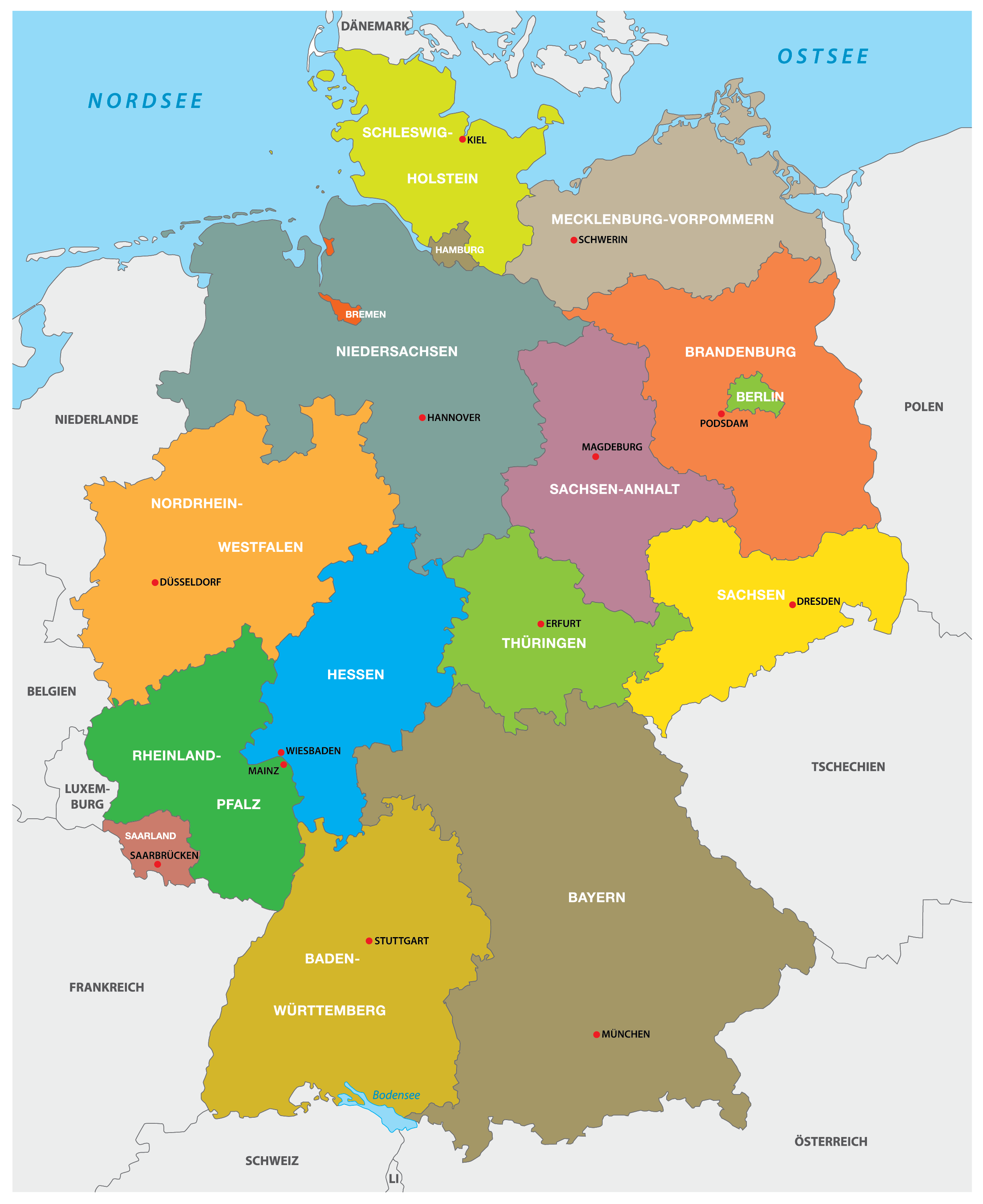 Where Can I Find A Map Of Germany - Dorise Josephine