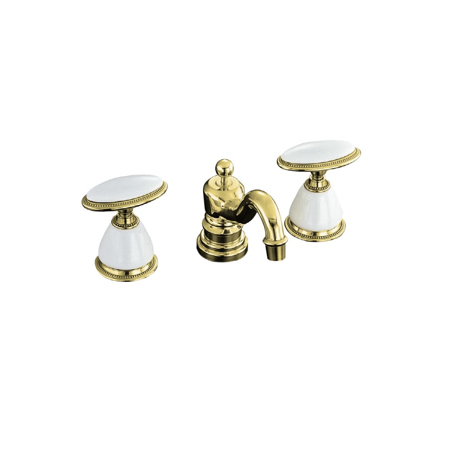 Shop KOHLER Antique Vibrant Polished Brass 2-Handle Widespread Bathroom